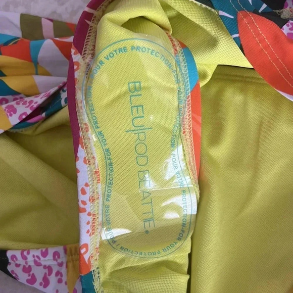 Bleu Rod Beattie Tankini Swimsuit Size 6D and Sarong Hipster Bottom Size 6 - Picture 10 of 11